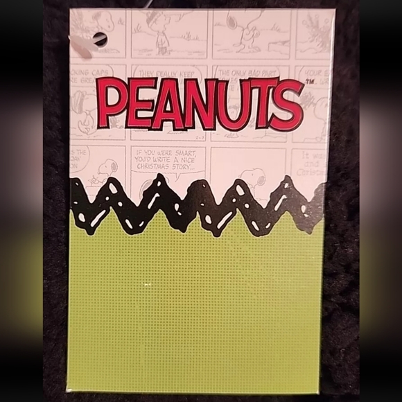 Peanuts Snoopy In Santa Hat Festive Christmas Sherpa Black Sweater Sz XL - Picture 4 of 5